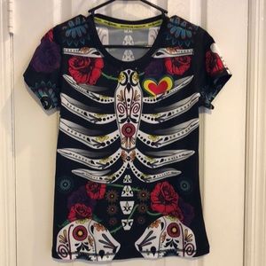 InknBurn Medium Calavera Tech Shirt